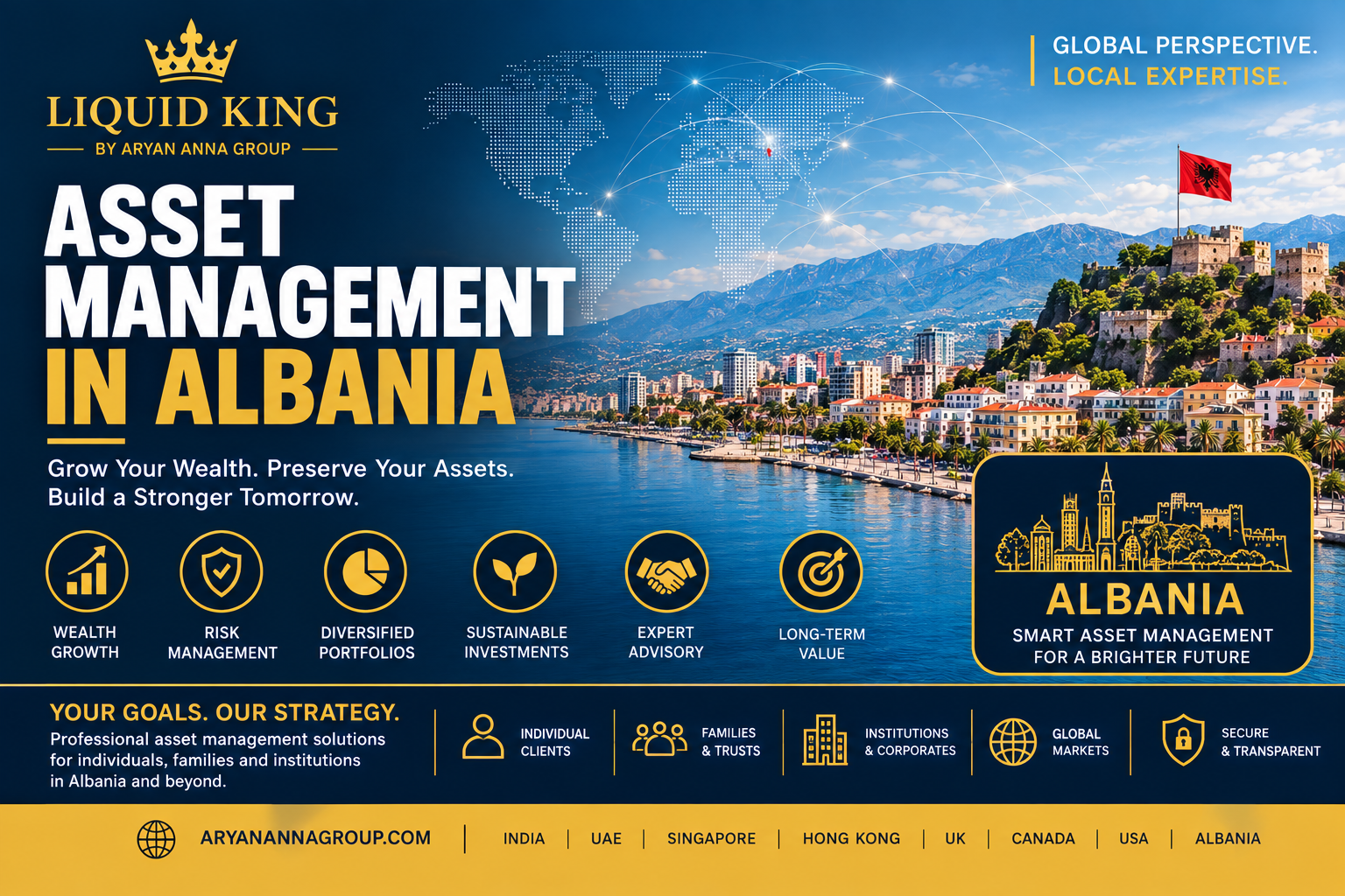 Asset Management Company in Albania providing professional investment and portfolio management services